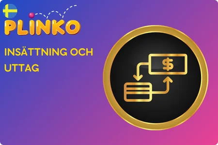 Insättning och uttag Plinko Krypto