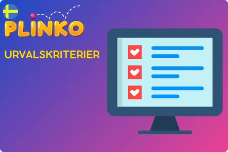 Urvalskriterier Plinko Krypto